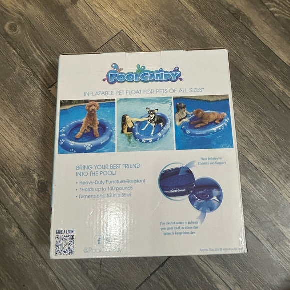 Pool caddy dog inflatable pool float - Picture 2 of 2